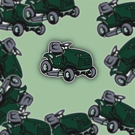 lawn mower sticker lawn mower decal riding mower stickers etsy