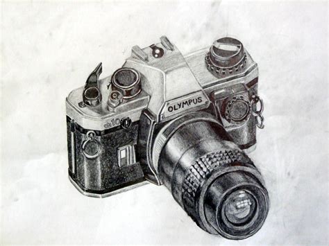 camera pencil drawing  quirkbiscuits  deviantart