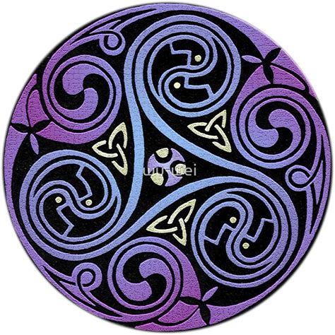 celtic spiral  stickers  wu wei redbubble
