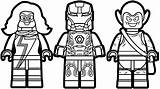 Pages Marvel Coloring Avengers Lego Color Getcolorings sketch template