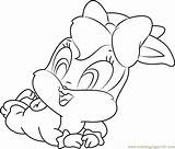 Tunes Looney Bunny Coloringpages101 sketch template