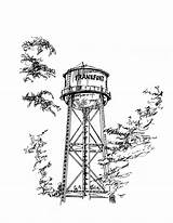 Tower Water Drawing Drawings Frankfort Illinois Hamrin John Getdrawings Paintingvalley Deviantart sketch template
