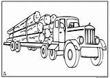 Logging Trucks Magiccolorbook sketch template