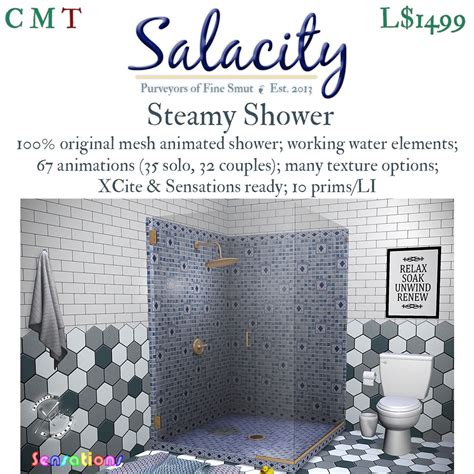 steamy shower poster here s our latest release the salaci… flickr