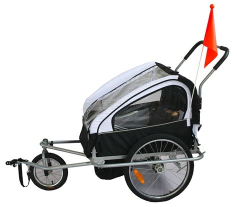 kid child bicycle bike trailer children stroller  swivel front