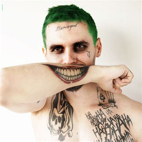 29 Jared Leto Joker Tattoos Hand Passatempo Samorim