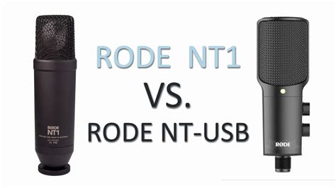 rode nt  rode nt usb voice  microphone comparison test youtube