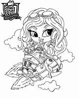 Coloring Pages Printable Monster High Color Kids sketch template