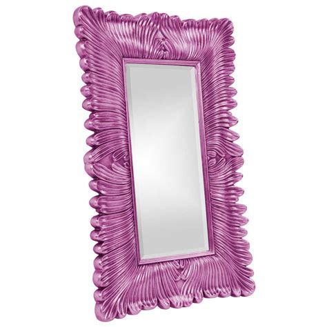 hot pink designer mirror hre  accent mirrors
