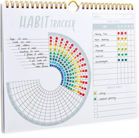 lamare habit tracker calendar inspirational habit tracking journal