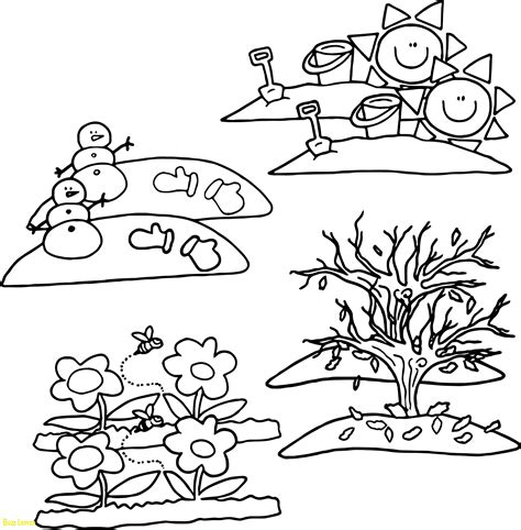 seasons coloring pages printable coloring pages
