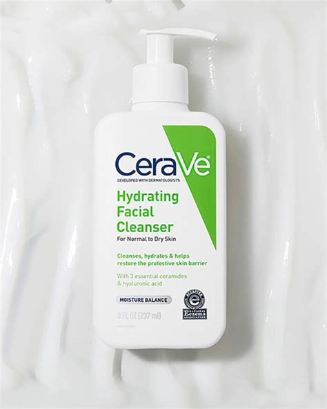 hydrating facial cleanser cleansers cerave