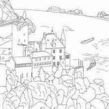 Heidelberg Neuschwanstein Malvorlagen Ausmalen Schloss Hundertwasser Castillo Drawing Hellokids Burg Semperoper Alemania Ausmalbilder Dom Drawings sketch template