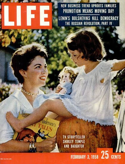 Shirley Temple And Daughter 3 Feb 1958 Copyright Life