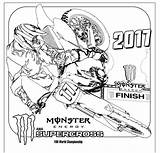 Supercross sketch template