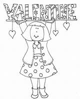 Valentine Stamps Dolls Digi Dearie Unknown Posted Am sketch template