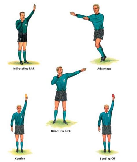 referee hand signals