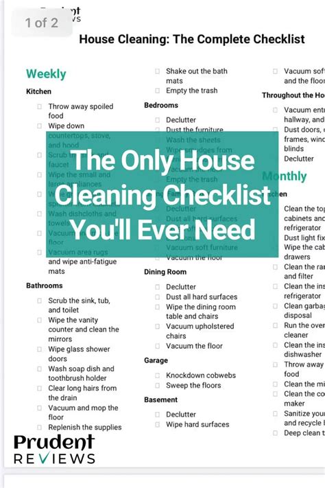 printable house cleaning checklist    house
