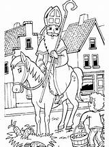 Kleurplaat Sint Sinterklaas Paard Kleurplaten Ausmalbilder Malvorlage Kleurplaatjes Stimmen Stemmen Zo sketch template