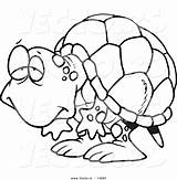 Tired Tortoise Toonaday sketch template