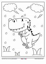 Coloring Dino Dinosour Kidzezone Downloaded sketch template