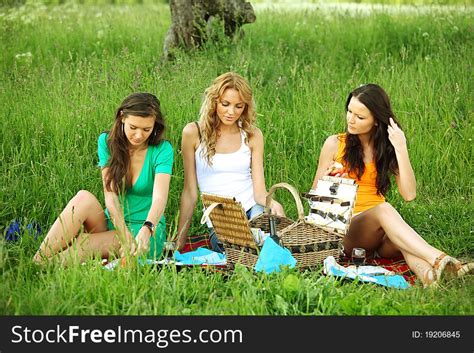 Girlfriends On Picnic Free Stock Images And Photos 19206845