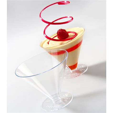 elegant dessert cups cone goblets