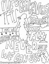 Coloring Pages Band Veil Lyric Lyrics Pierce Direction Drawing Printable Drawings Jazz Quotes Pilots Twenty Getdrawings Quote Adult Getcolorings Draw sketch template