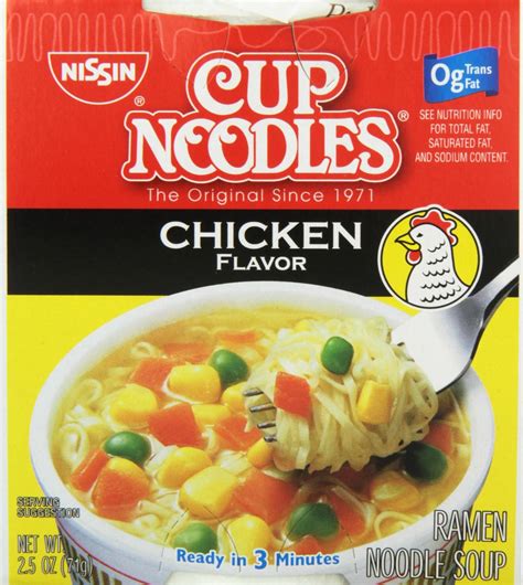 nissin cup noodles chicken  oz walmartcom