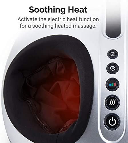 shiatsu foot massager machine with heat by trumedic deep kneading
