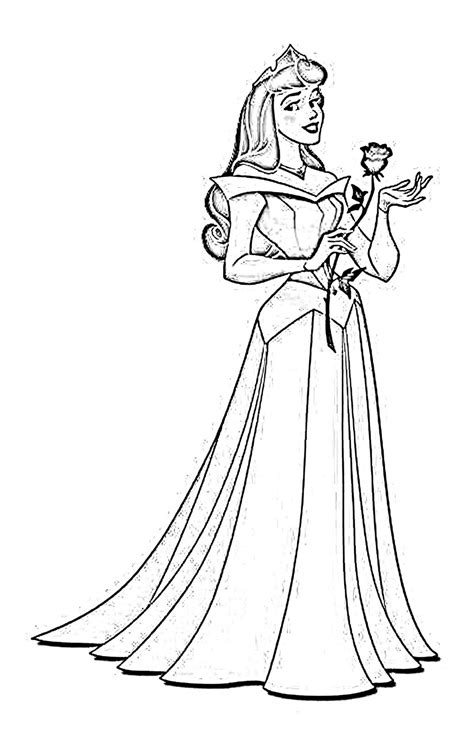 princess aurora coloring page coloringpages coloringpages