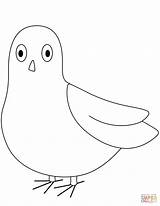 Coloring Pigeon Pages Printable sketch template