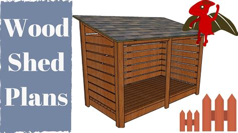 wood shed plans youtube