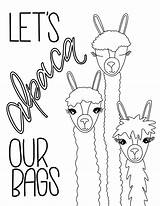 Alpaca Alpaka Llama Alpacas Wasserfarben sketch template