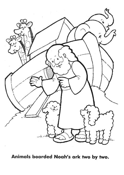 noah ark coloring page coloring home