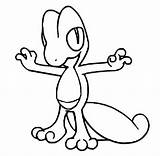 Pokemon Treecko Pages Coloring Easy Drawing Template Drawings Color Pokémon Getdrawings Ponyta Printable Getcolorings Coloriage Et sketch template