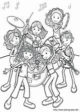 Coloring Pages Girl Girls Groovy Music Band Hot Kids Coloriage Staff Colorier Dessin Kinra Musique Printable Musical Colouring Getcolorings Rock sketch template
