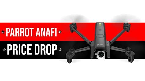 parrot anafi  foldable drone price drops  christmas sale uav adviser