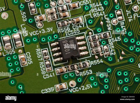 ic chip  circuit board stock photo alamy