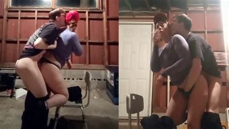 college couple screw in buddy s shed during public party heather kane