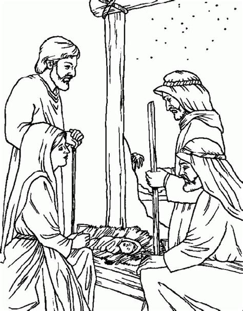religious christmas coloring pages coloring home