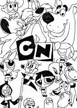 Pages Nickelodeon Coloriage Getcolorings Clarence Adult Brittany Cowardly Courage Collegesportsmatchups Tatouage sketch template