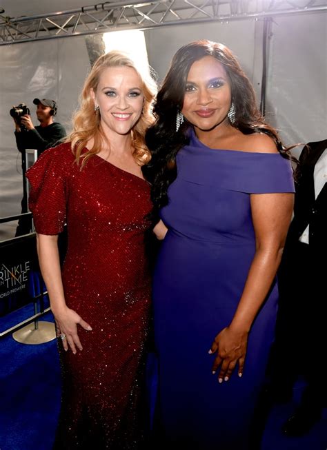Mindy Kaling And Reese Witherspoons Cute Friendship Photos Popsugar