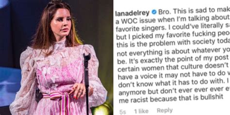 Lana Del Rey Hits Back At Accusations Of Racism Following
