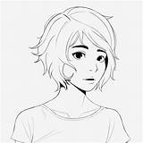 Drawing Hairstyles Short Hair Girl Female Sketch Anime Draw Drawings Ella Girls Lineart Reference Hairstyle Characters Deviantart Cool Dibujos Getdrawings sketch template