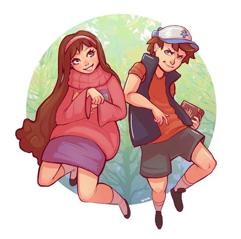 Mabel And Dipper Pines By Lyssh Gravity Falls Dipper Pines Mabel