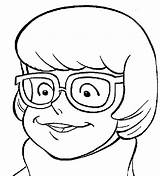 Scooby Doo Coloring Velma Pages Dinkley Kids Choose Board Characters Drawings Cartoon Smile sketch template