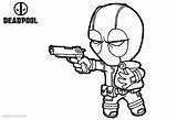 Deadpool Coloring Baby Pages Little Printable Adults Kids Bettercoloring sketch template