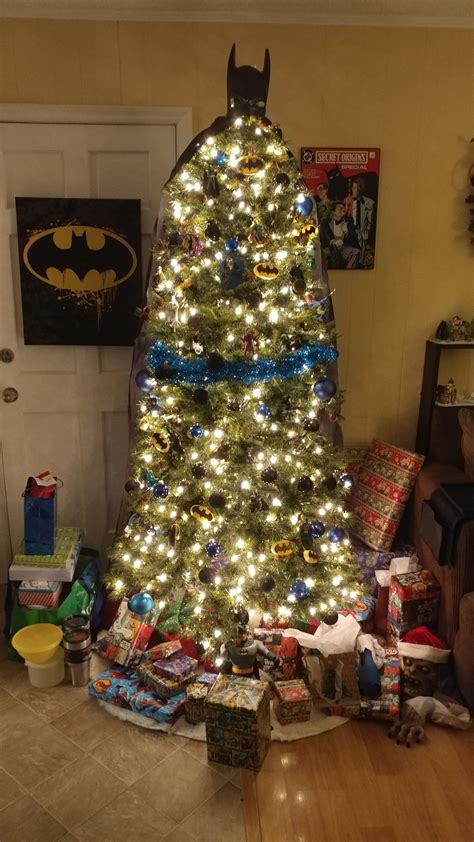 batman tree holiday decor tree christmas