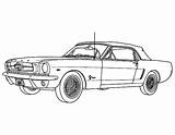 Coloring Mustang Pages Ford Car Classic Race Cars Choose Board Printable sketch template